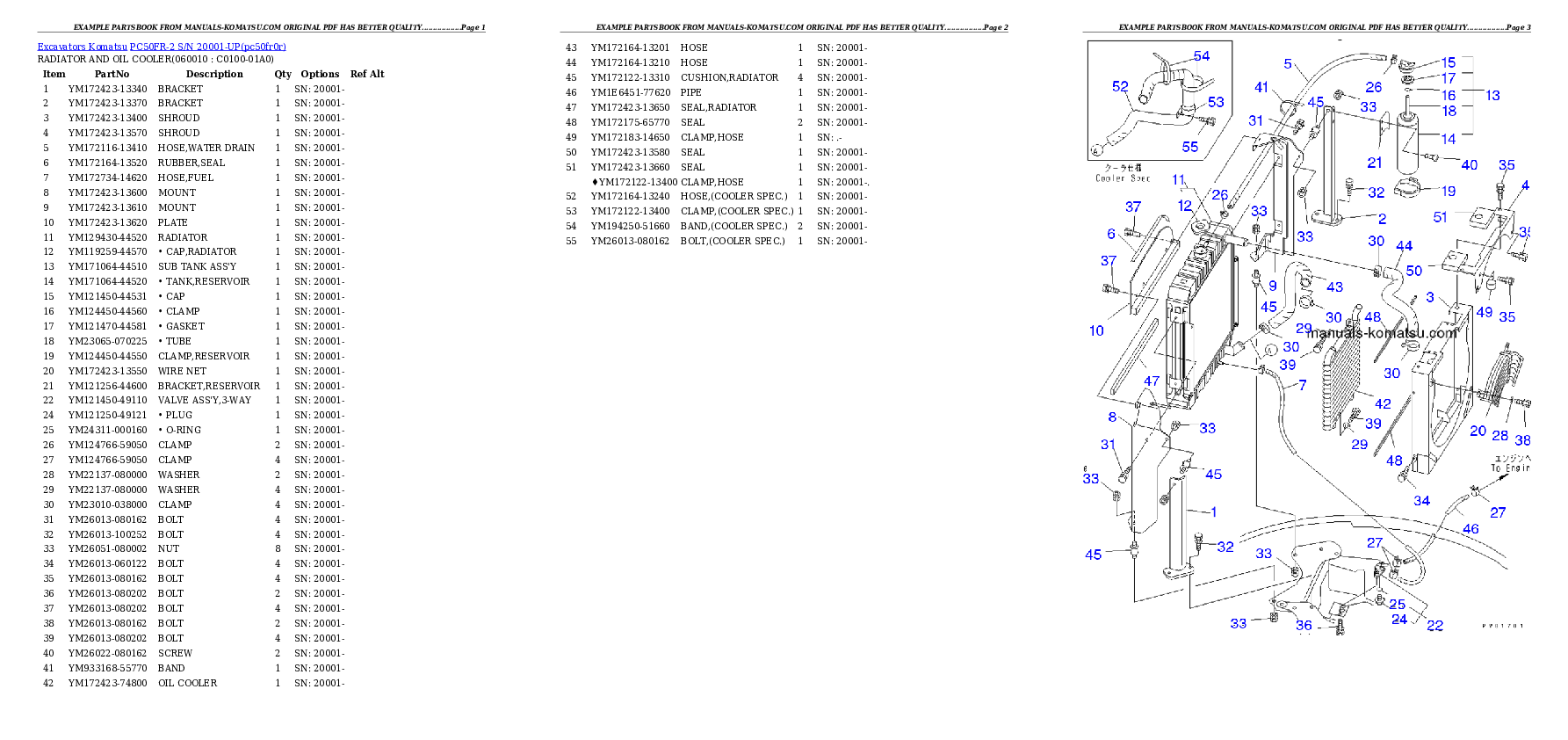 Protected: PC50FR-2 S/N 20001-UP Partsbook