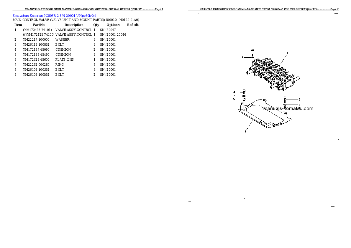 Protected: PC50FR-2 S/N 20001-UP Partsbook