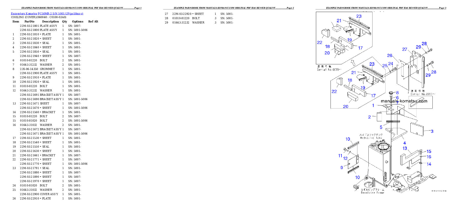 Protected: PC50MR-2 S/N 5001-UP (For EU) Partsbook