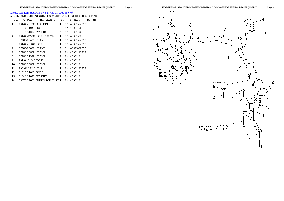 Protected: PC60-7 S/N 45001-UP (For China) Partsbook