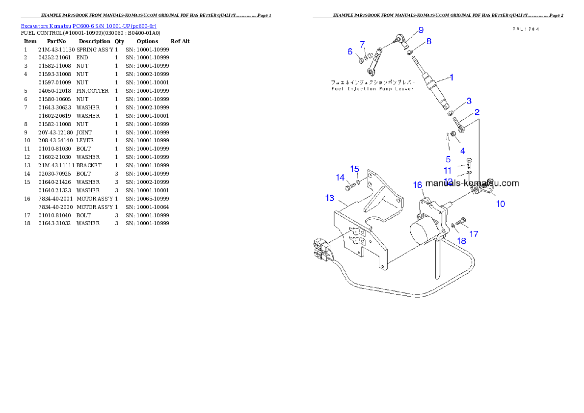 Protected: PC600-6 S/N 10001-UP (Overseas Version) Partsbook