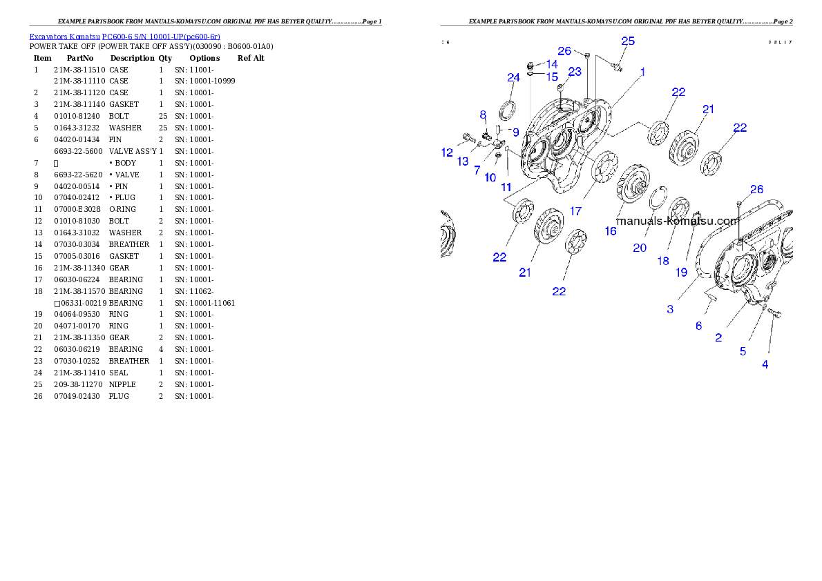 Protected: PC600-6 S/N 10001-UP (Overseas Version) Partsbook