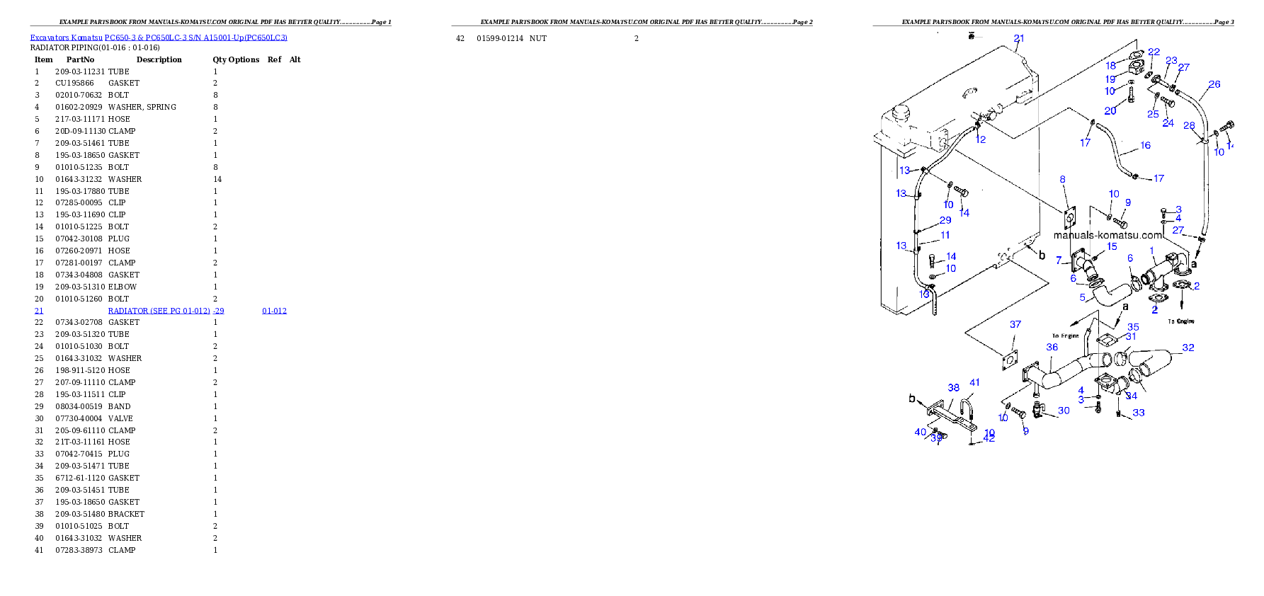 Protected: PC650-3 & PC650LC-3 S/N A15001-Up Partsbook