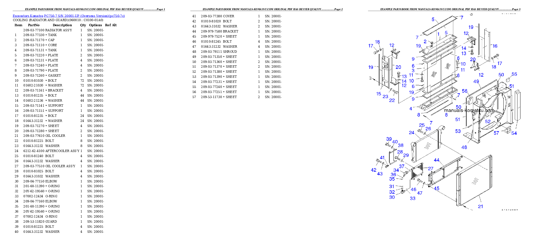 Protected: PC750-7 S/N 20001-UP (Overseas Version) Partsbook
