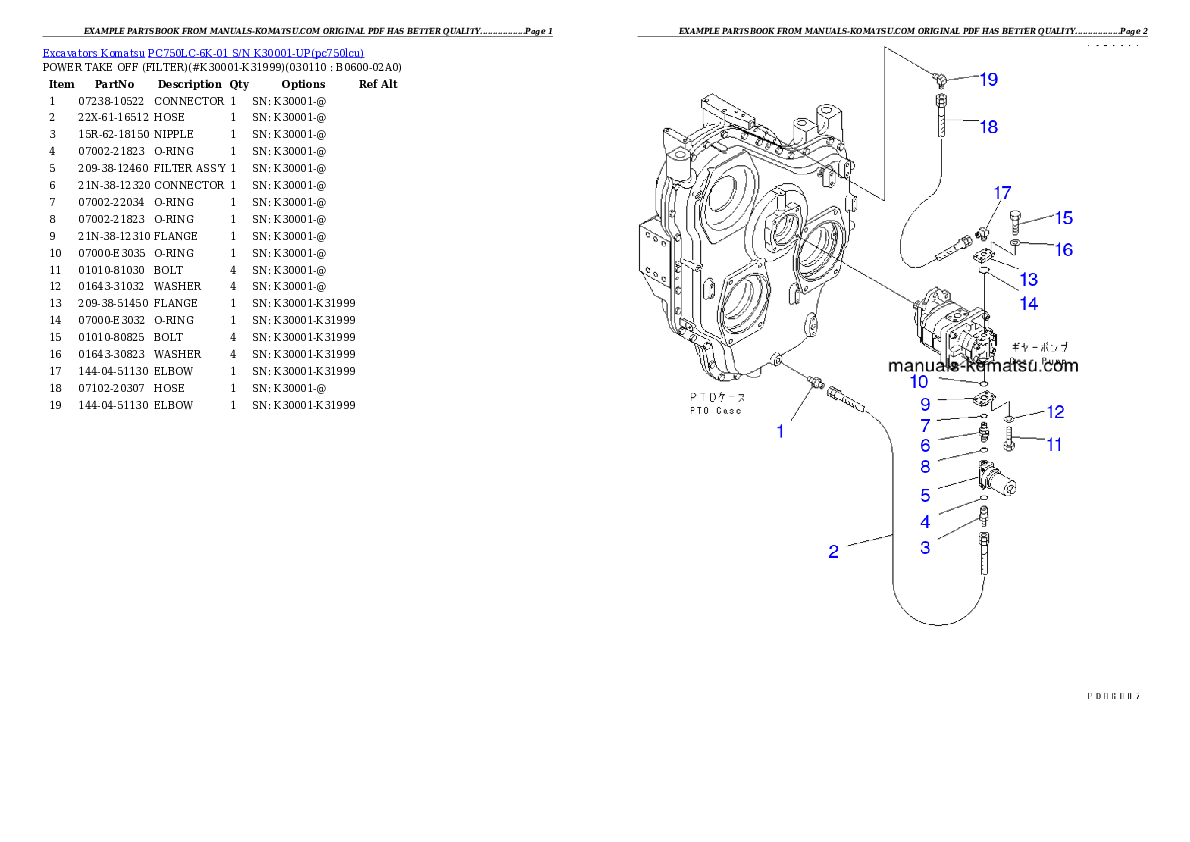 Protected: PC750LC-6K-01 S/N K30001-UP Partsbook