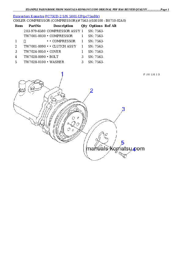 Protected: PC75UD-2 S/N 5001-UP Partsbook