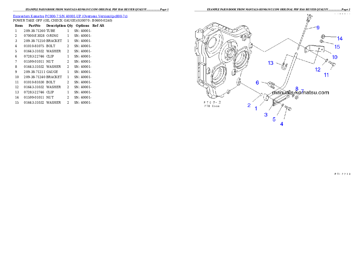 Protected: PC800-7 S/N 40001-UP (Overseas Version) Partsbook