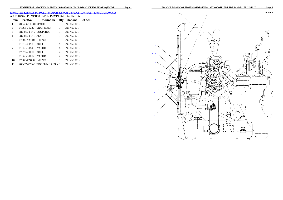 Protected: PC800LC-8K HIGH REACH DEMOLITION S/N K50001 Partsbook
