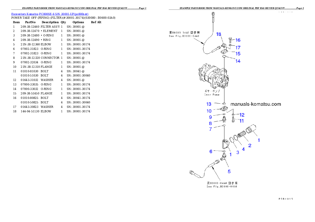 Protected: PC800SE-6 S/N 30001-UP Partsbook