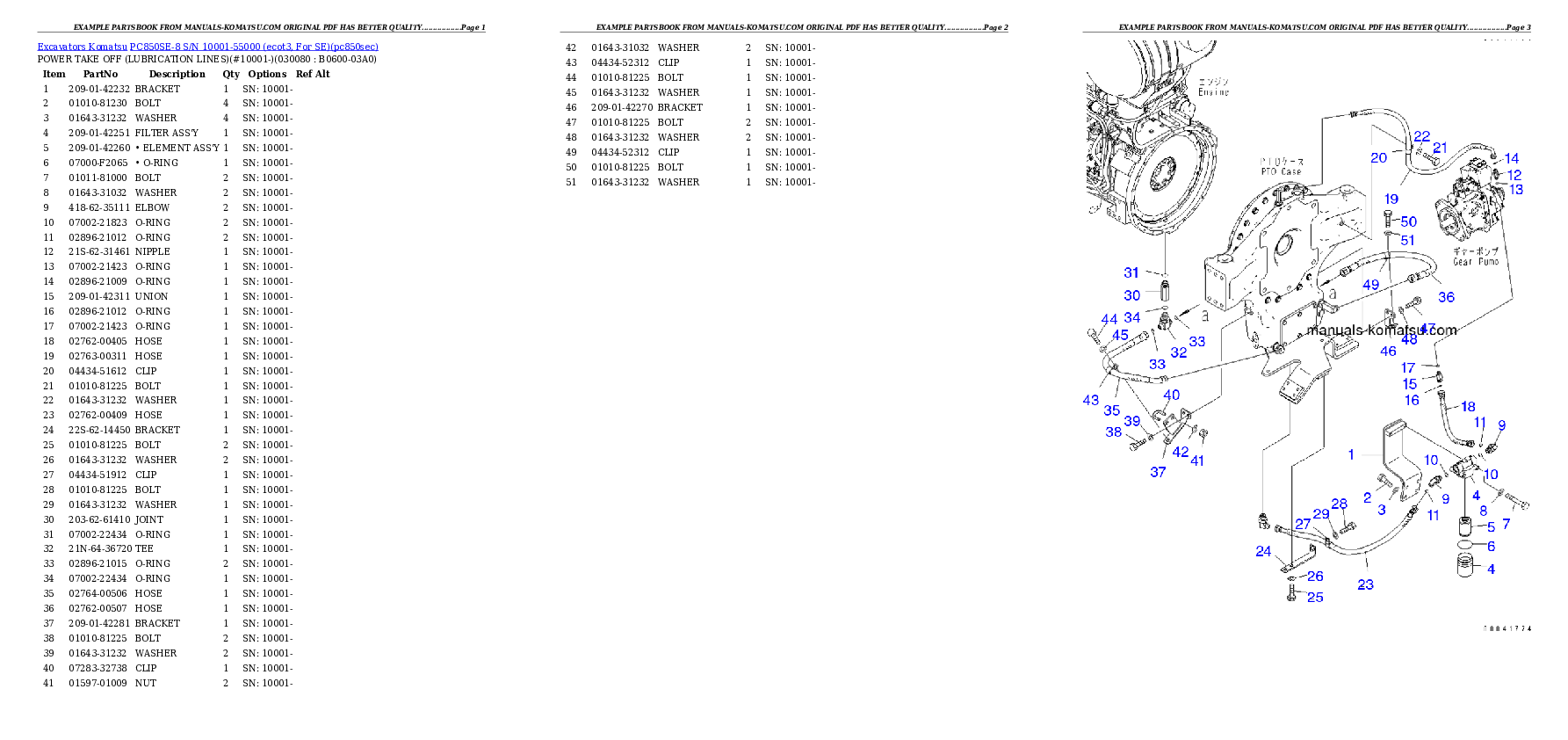 Protected: PC850SE-8 S/N 10001-55000 (ecot3, For SE) Partsbook