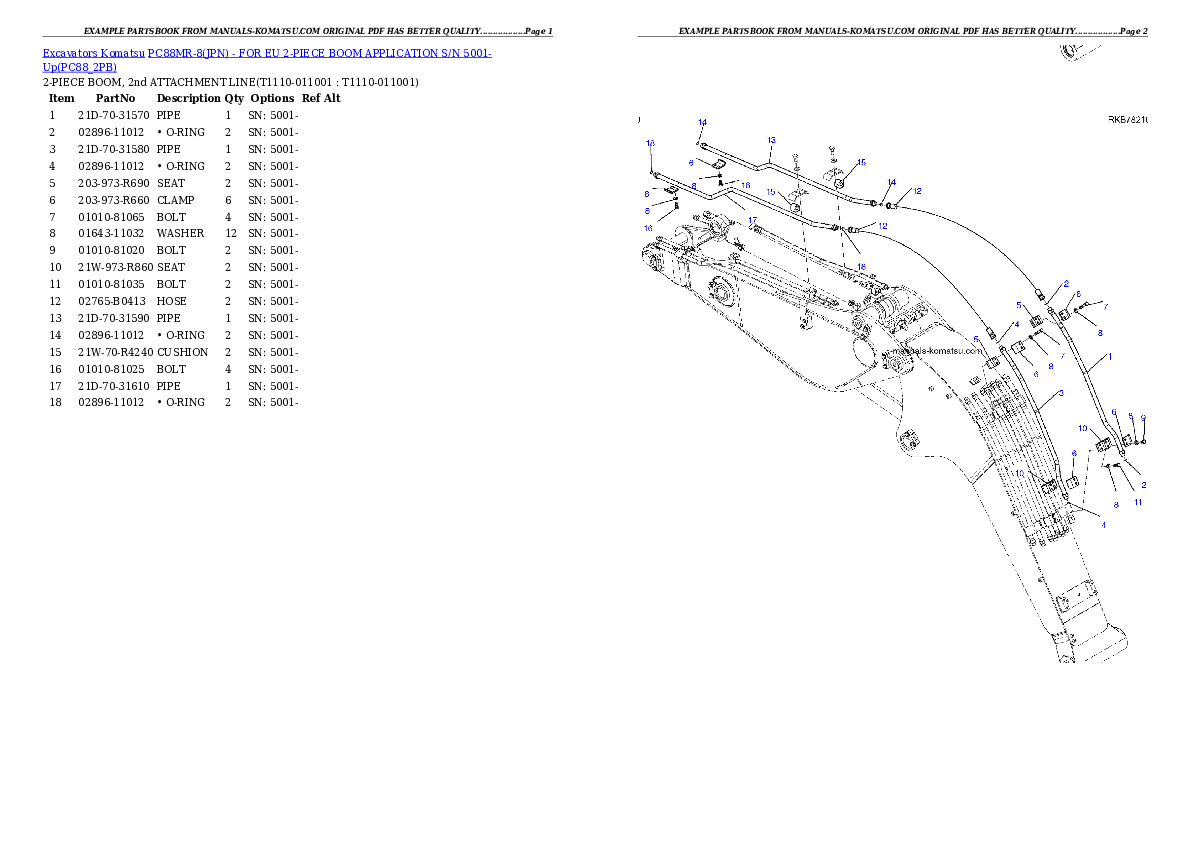 Protected: PC88MR-8(JPN) – FOR EU 2-PIECE BOOM APPLICATION S/N 5001-Up Partsbook