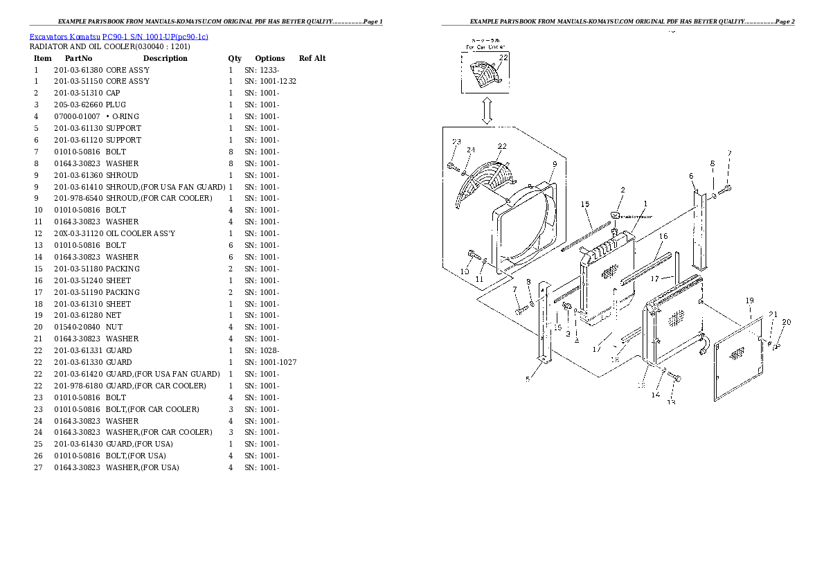 Protected: PC90-1 S/N 1001-UP Partsbook