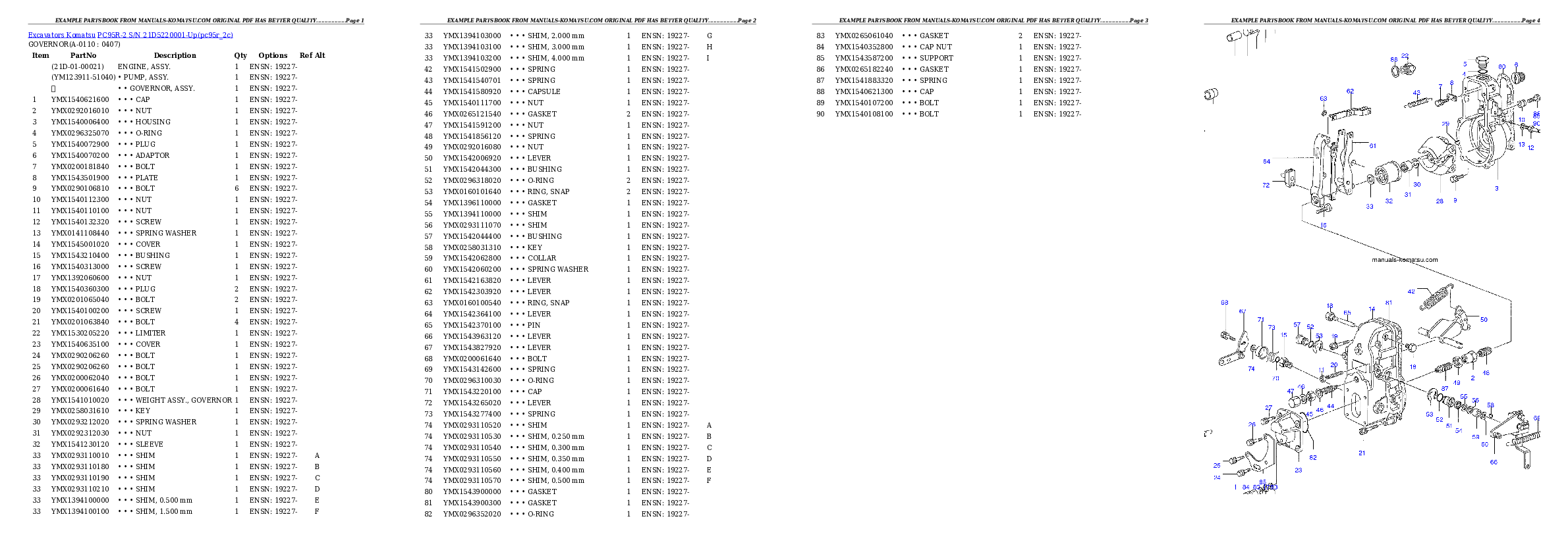 Protected: PC95R-2 S/N 21D5220001-Up Partsbook