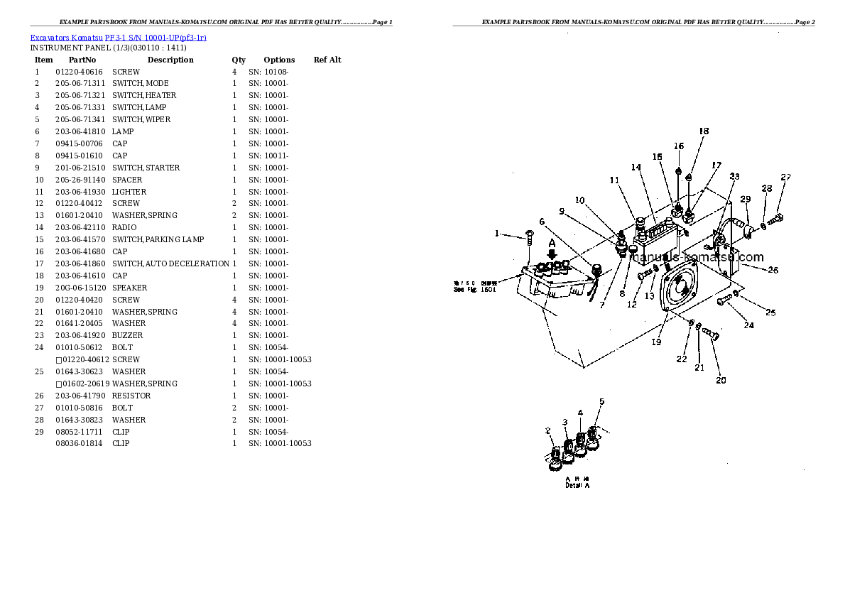 Protected: PF3-1 S/N 10001-UP Partsbook