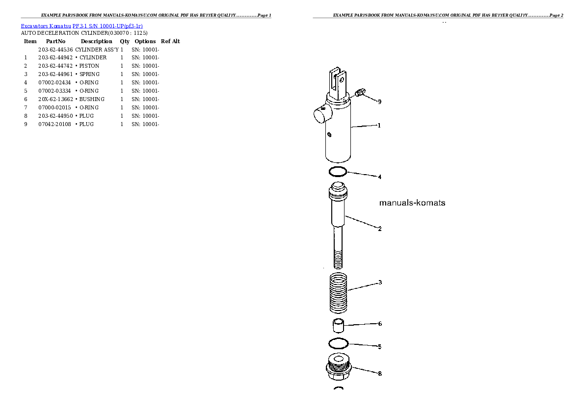 Protected: PF3-1 S/N 10001-UP Partsbook