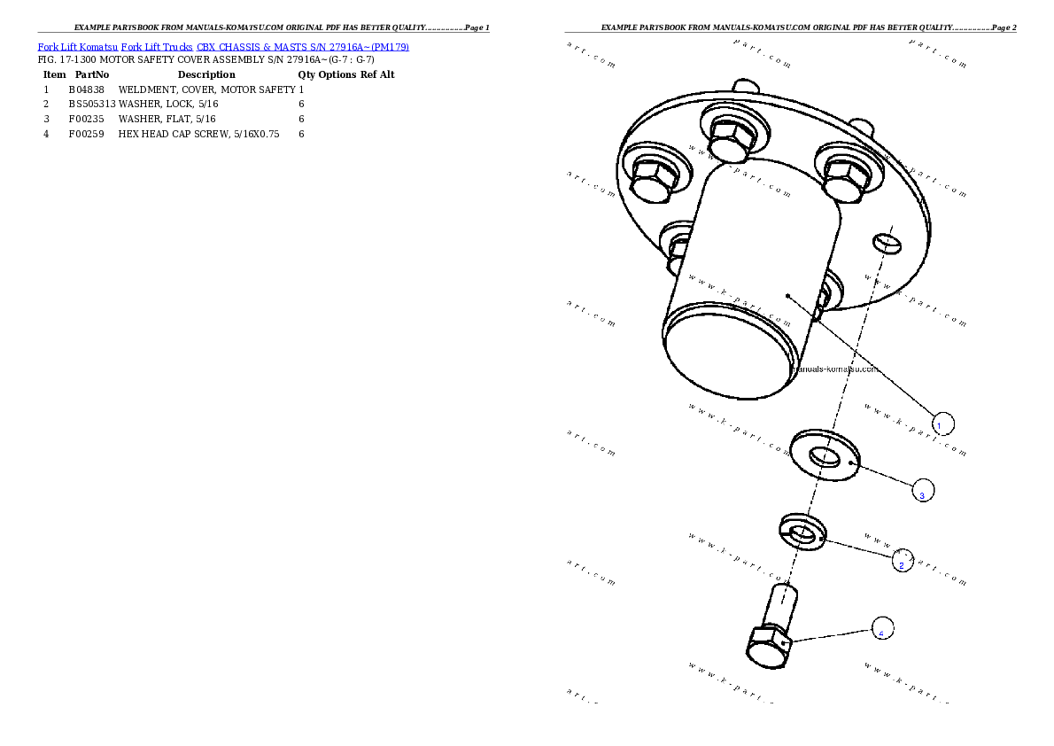 Protected: CBX CHASSIS & MASTS S/N 27916A~ Partsbook