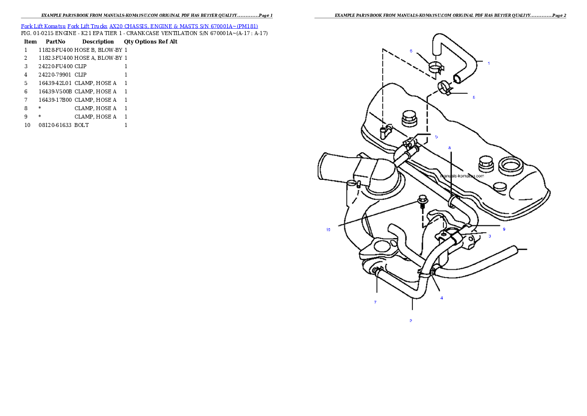 Protected: AX20 CHASSIS, ENGINE & MASTS S/N 670001A~ Partsbook