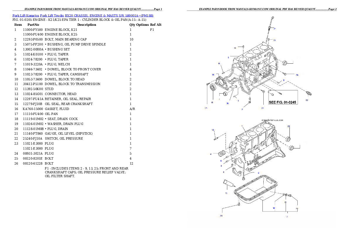 Protected: BX20 CHASSIS, ENGINE & MASTS S/N 580001A~ Partsbook