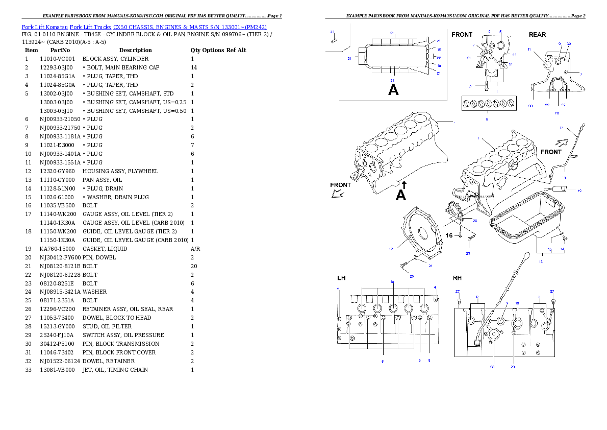 Protected: CX50 CHASSIS, ENGINES & MASTS S/N 133001~ Partsbook