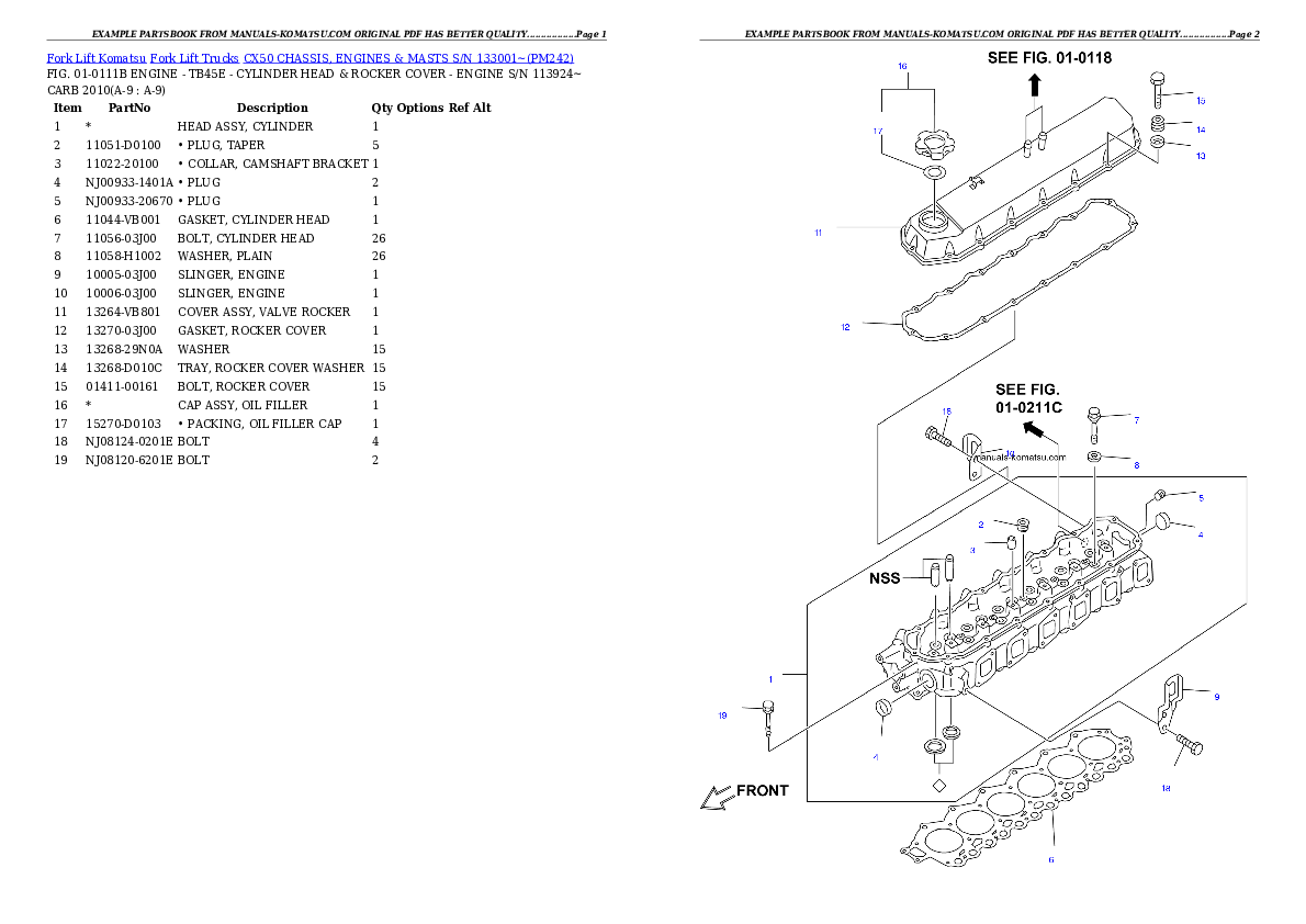 Protected: CX50 CHASSIS, ENGINES & MASTS S/N 133001~ Partsbook