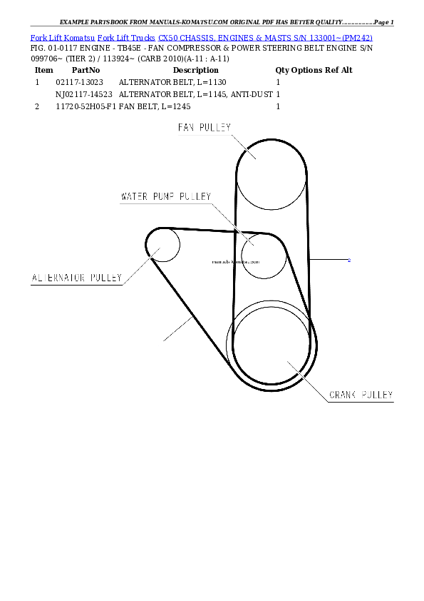 Protected: CX50 CHASSIS, ENGINES & MASTS S/N 133001~ Partsbook