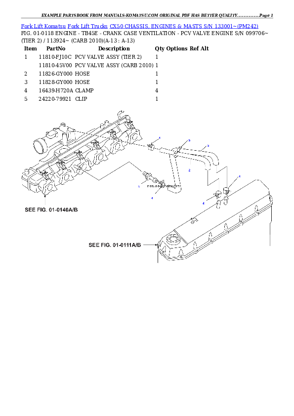 Protected: CX50 CHASSIS, ENGINES & MASTS S/N 133001~ Partsbook