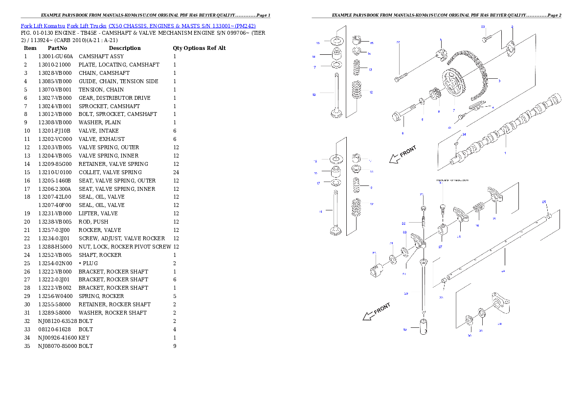 Protected: CX50 CHASSIS, ENGINES & MASTS S/N 133001~ Partsbook