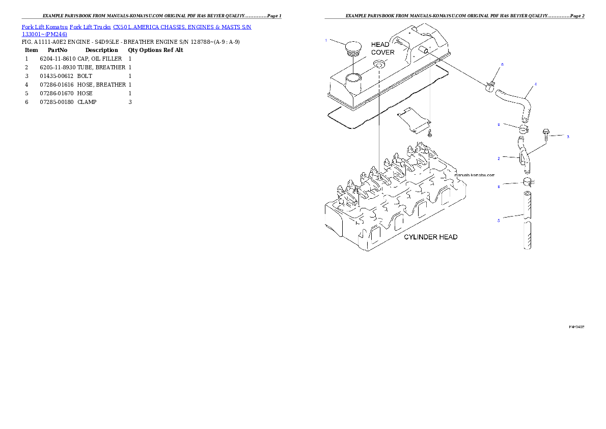Protected: CX50 L.AMERICA CHASSIS, ENGINES & MASTS S/N 133001~ Partsbook