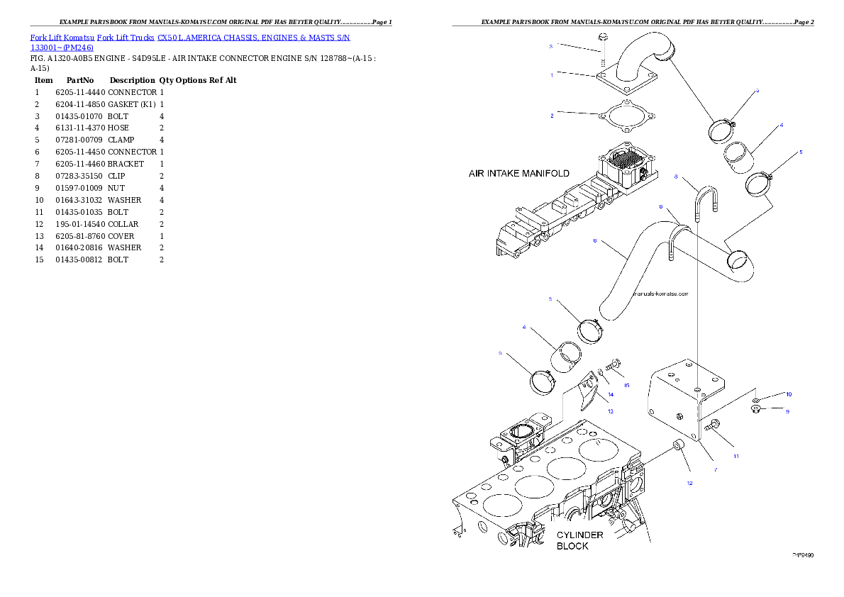 Protected: CX50 L.AMERICA CHASSIS, ENGINES & MASTS S/N 133001~ Partsbook