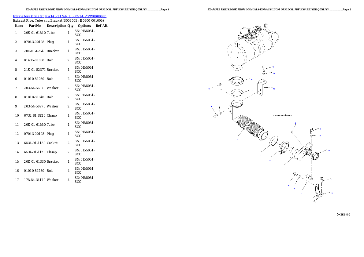Protected: PW148-11 S/N H55051-UP Partsbook