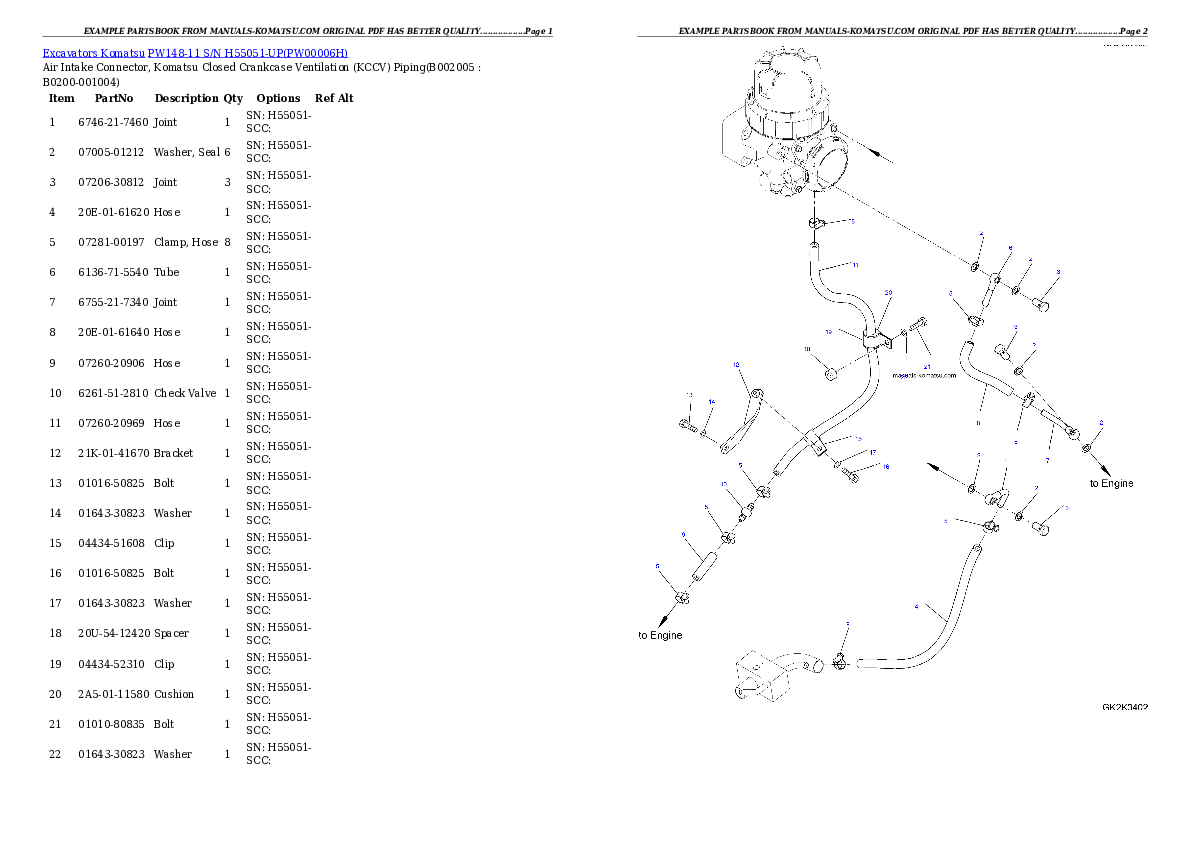 Protected: PW148-11 S/N H55051-UP Partsbook