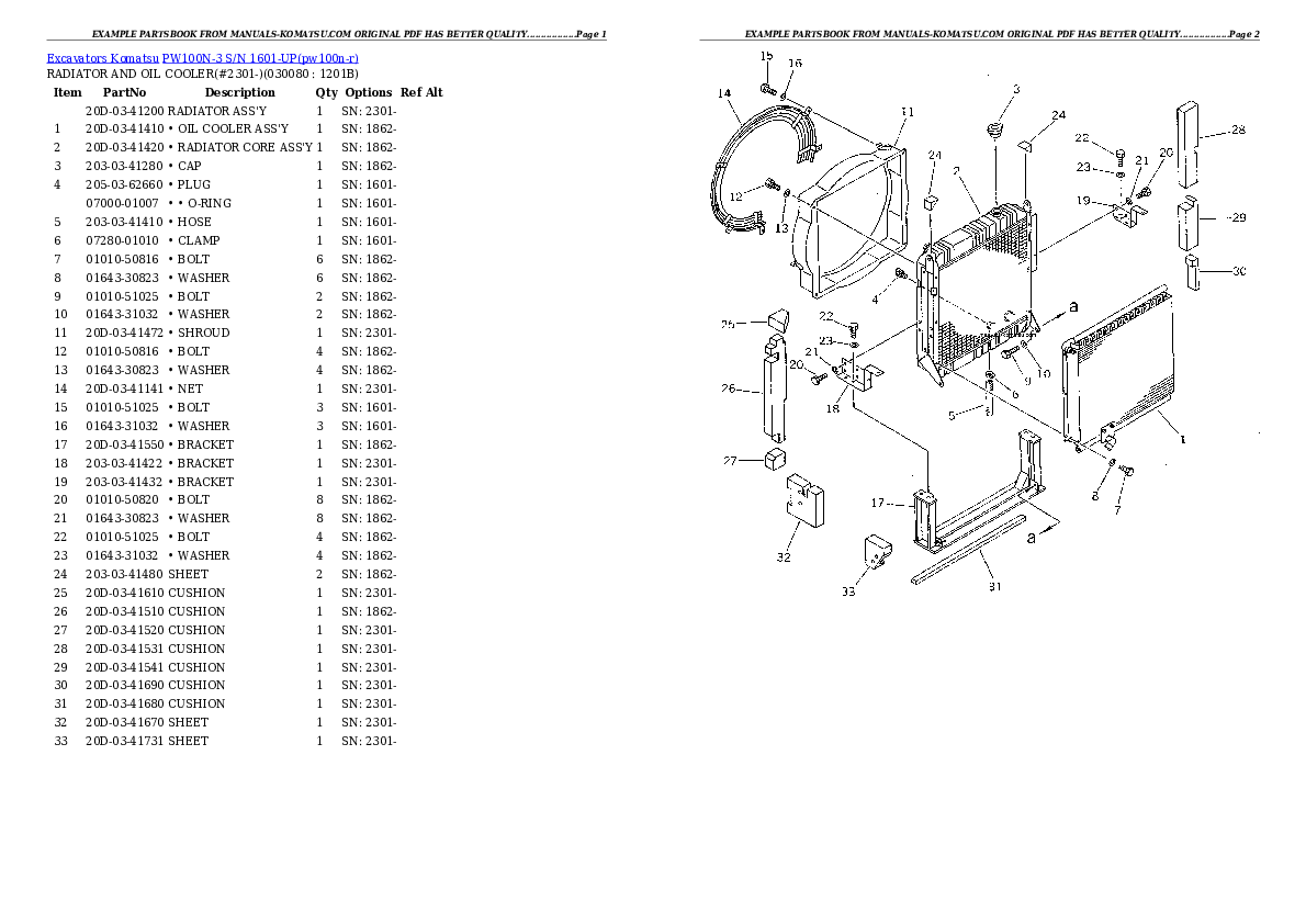 Protected: PW100N-3 S/N 1601-UP Partsbook