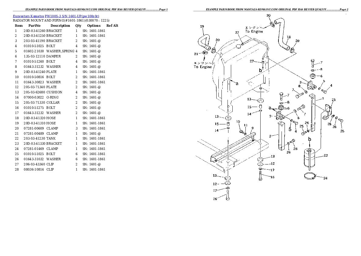 Protected: PW100S-3 S/N 1601-UP Partsbook