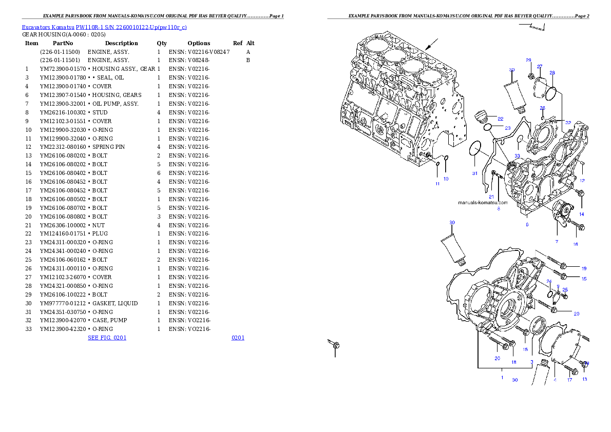 Protected: PW110R-1 S/N 2260010122-Up Partsbook