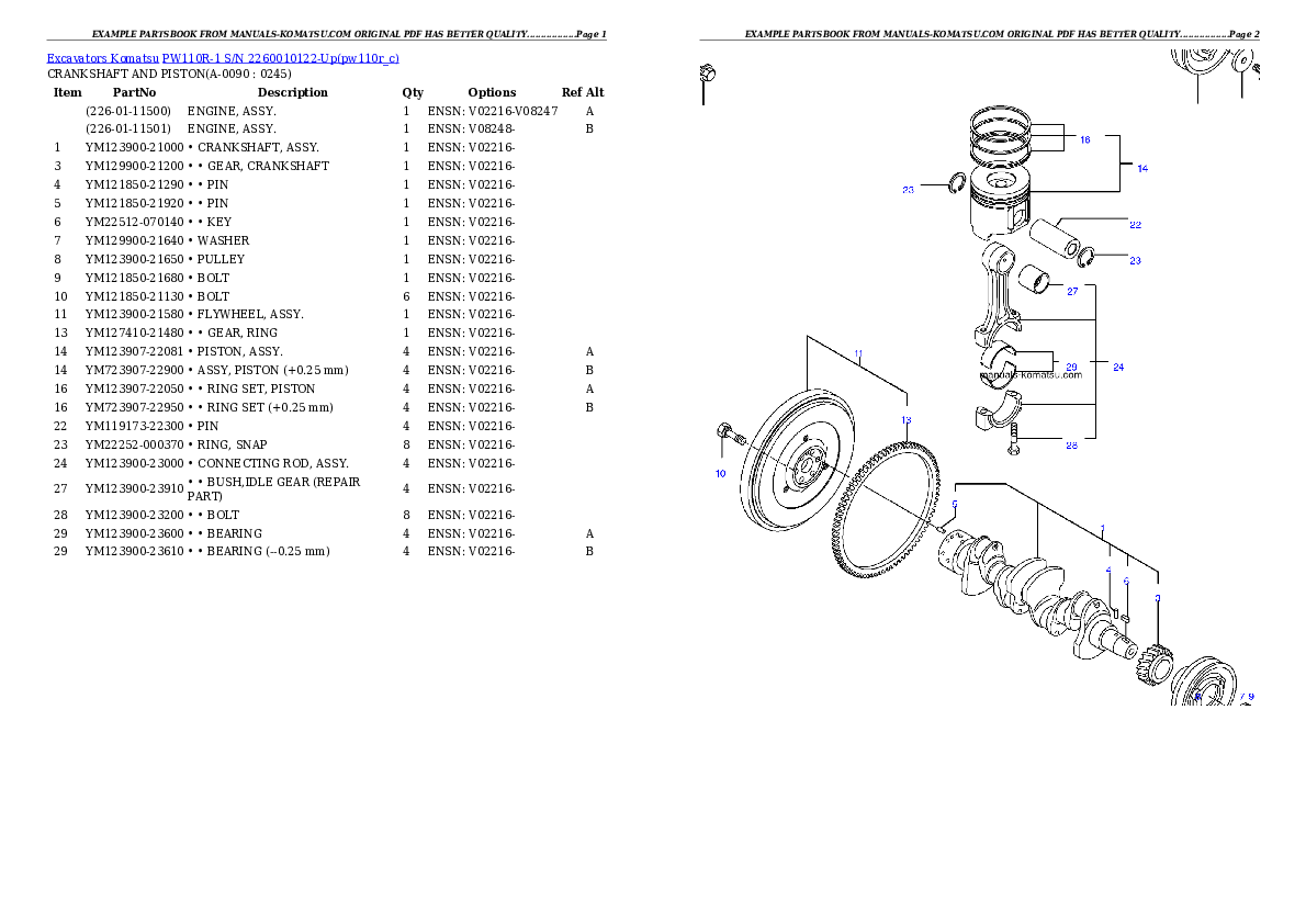 Protected: PW110R-1 S/N 2260010122-Up Partsbook