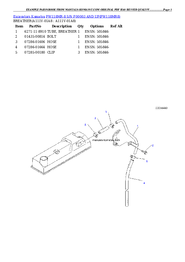 Protected: PW118MR-8 S/N F00003 AND UP Partsbook