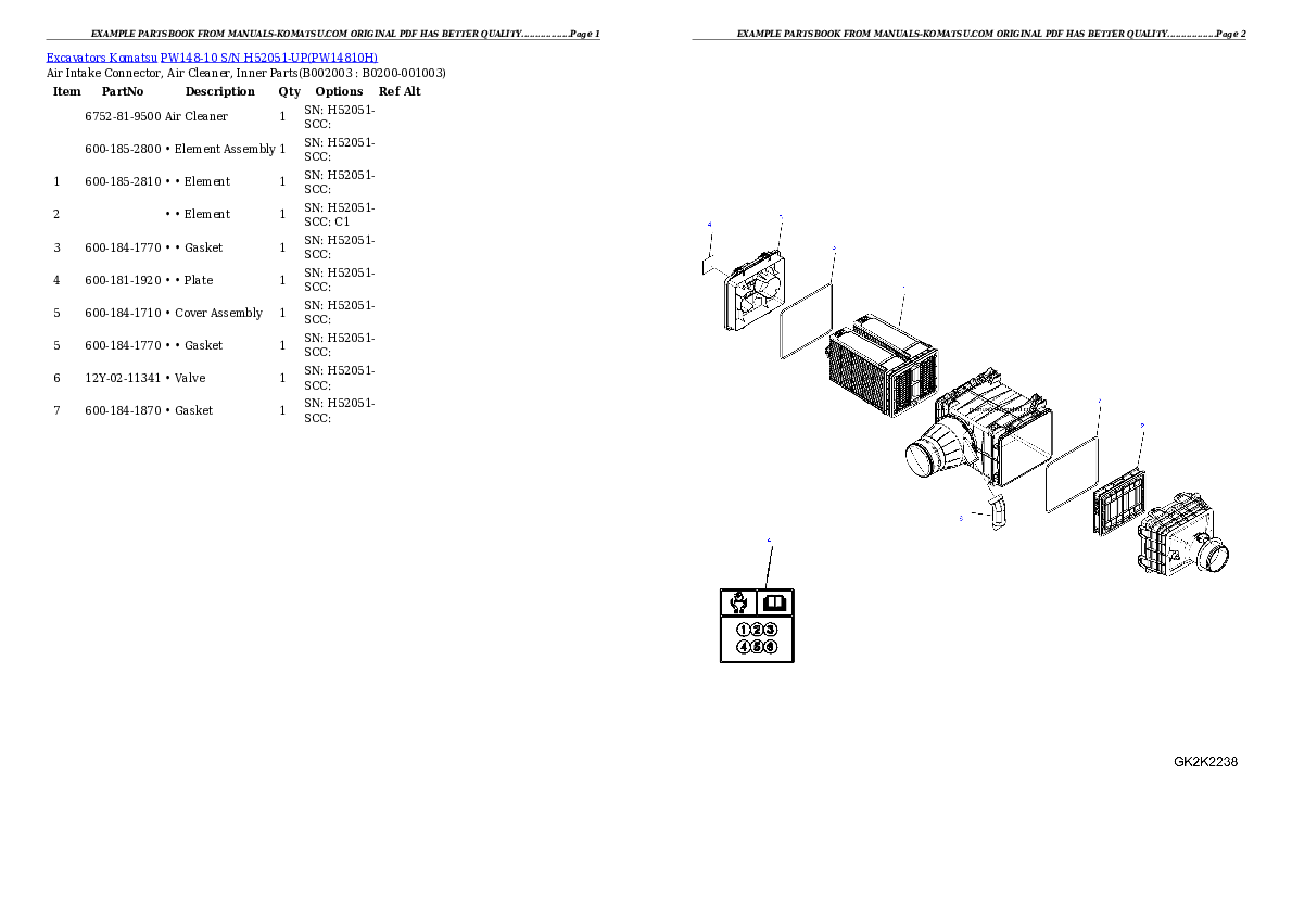 Protected: PW148-10 S/N H52051-UP Partsbook
