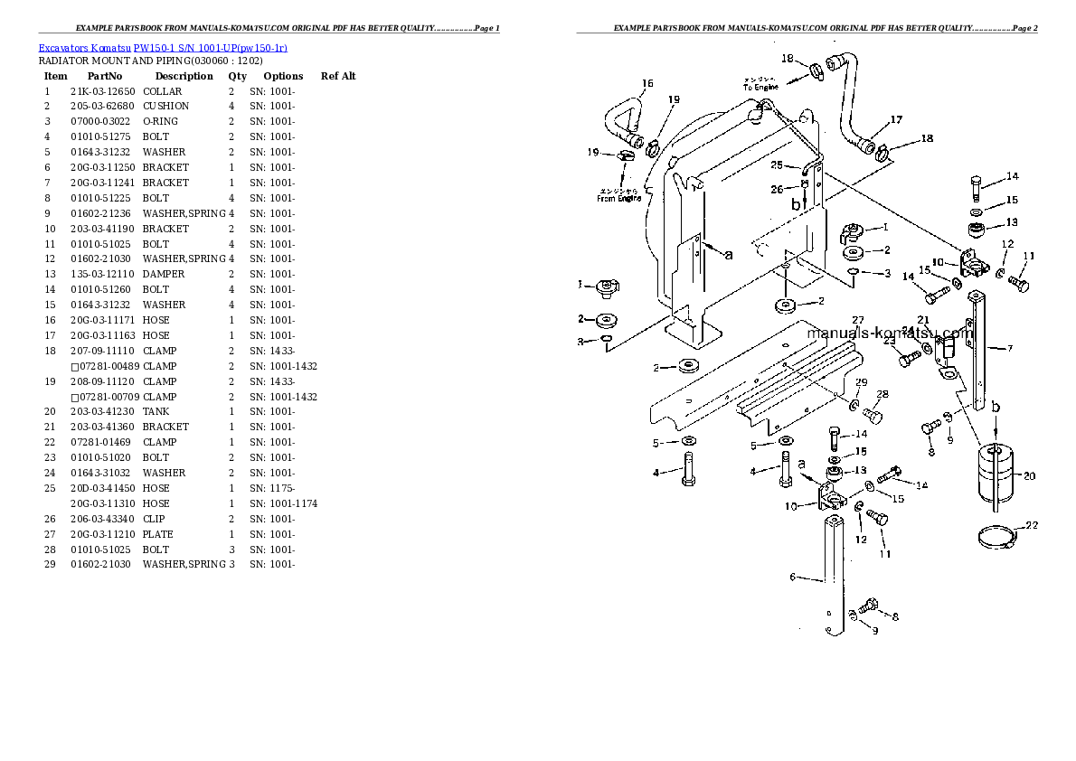 Protected: PW150-1 S/N 1001-UP Partsbook