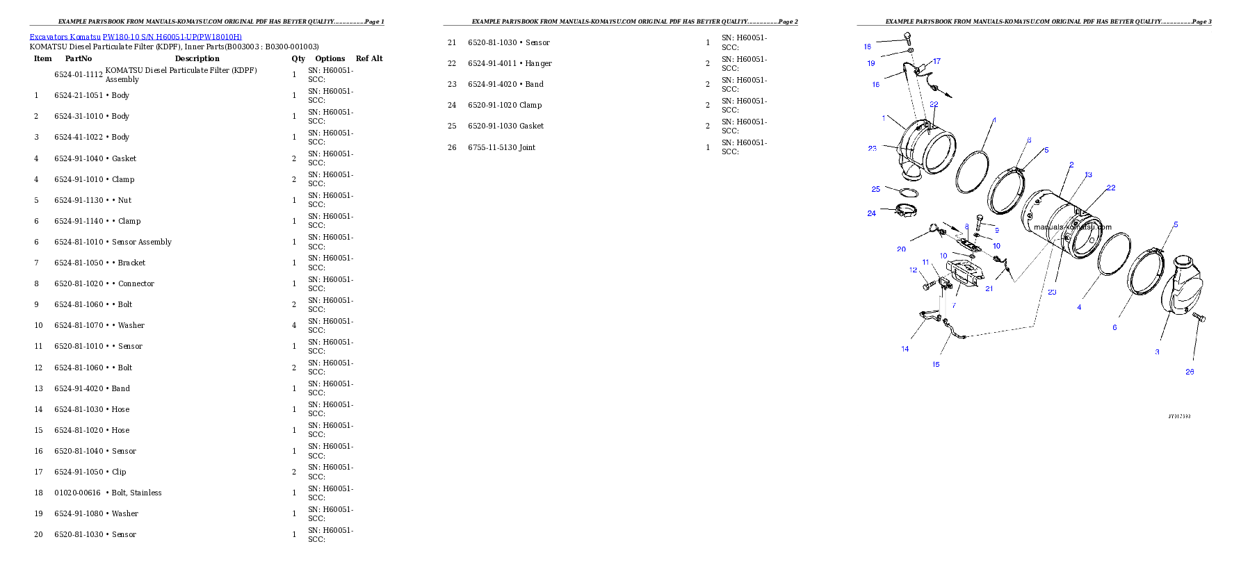 Protected: PW180-10 S/N H60051-UP Partsbook