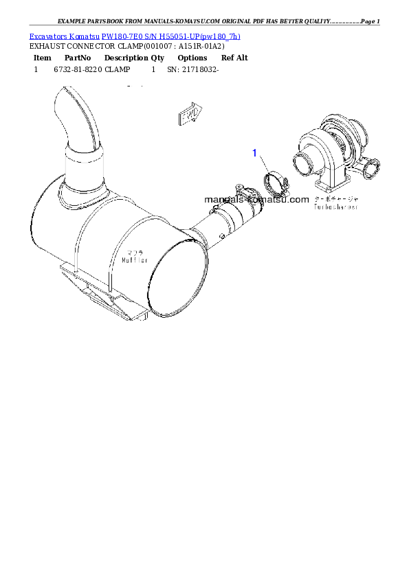 Protected: PW180-7E0 S/N H55051-UP Partsbook