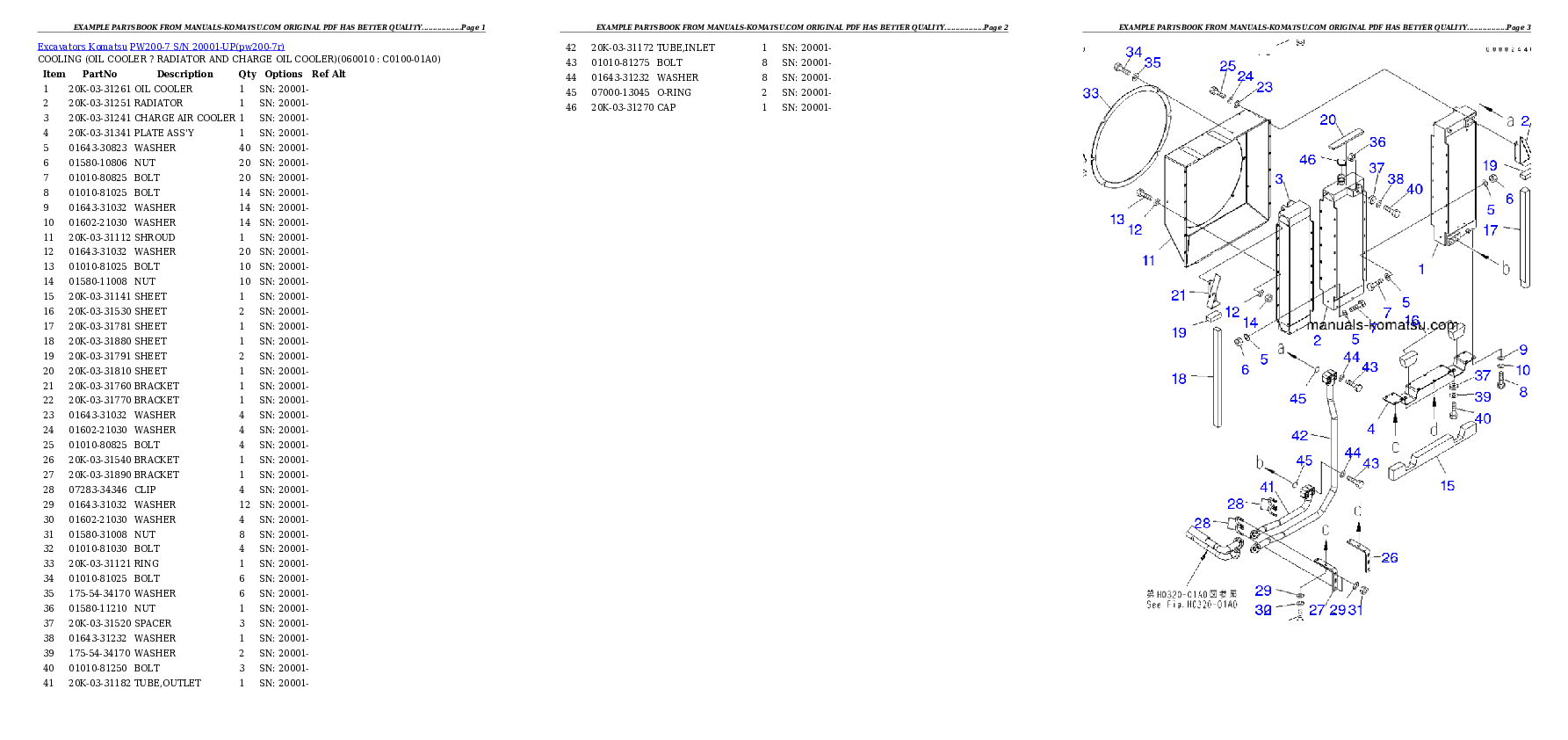 Protected: PW200-7 S/N 20001-UP Partsbook
