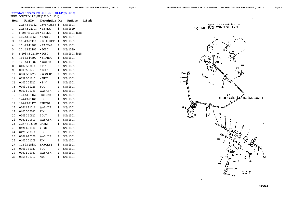 Protected: PW60-1 S/N 1501-UP Partsbook