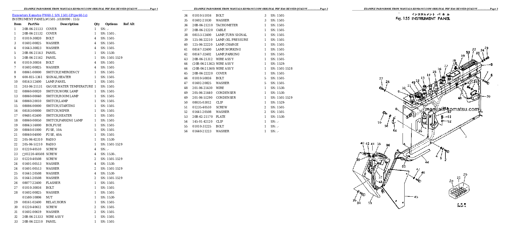 Protected: PW60-1 S/N 1501-UP Partsbook