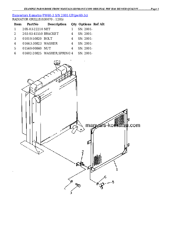 Protected: PW60-3 S/N 2001-UP Partsbook