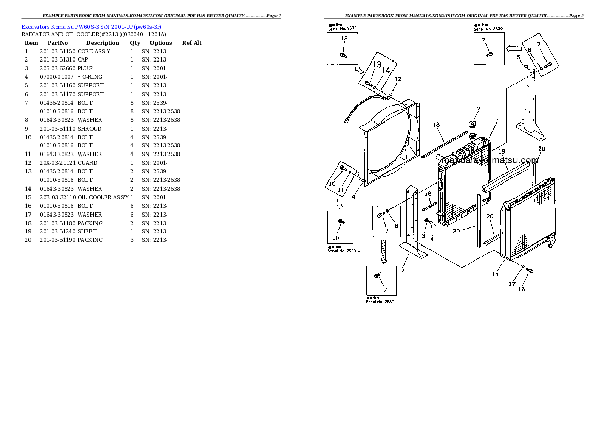 Protected: PW60S-3 S/N 2001-UP Partsbook