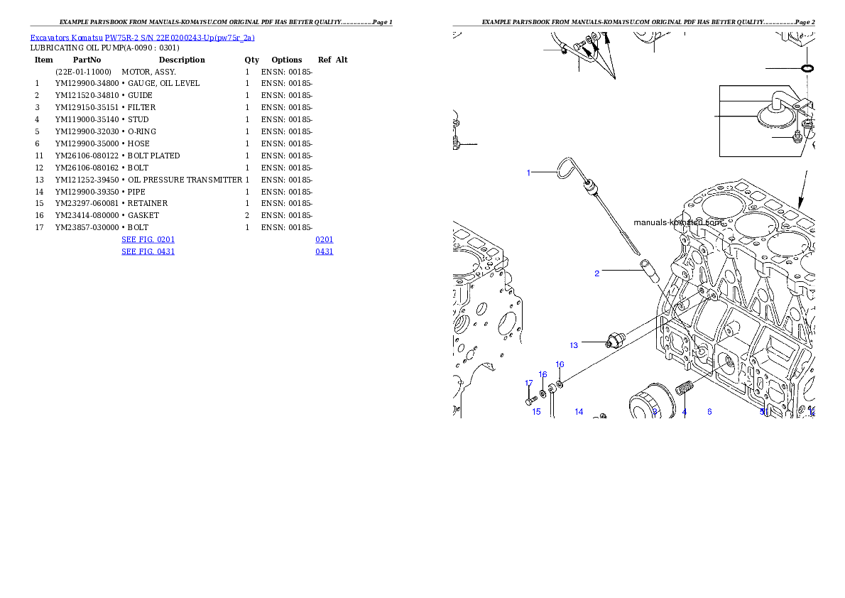 Protected: PW75R-2 S/N 22E0200243-Up Partsbook