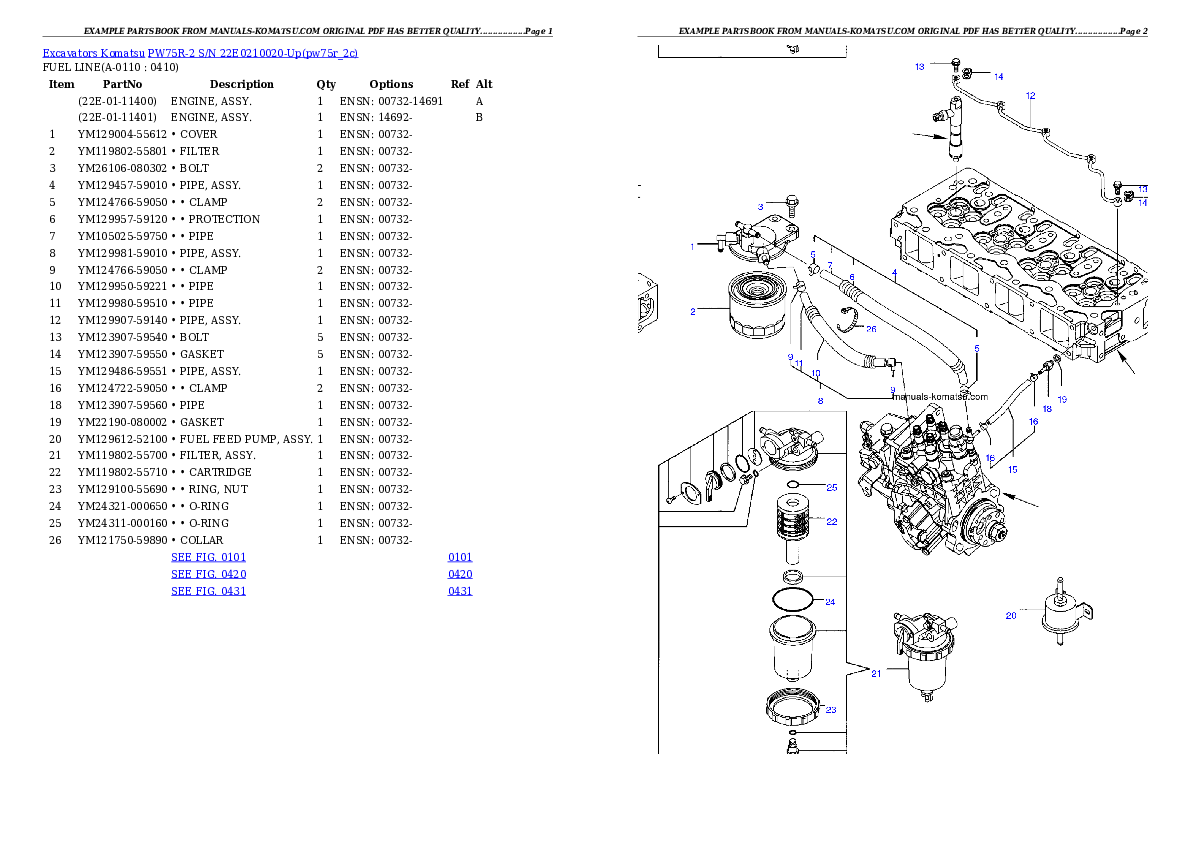 Protected: PW75R-2 S/N 22E0210020-Up Partsbook