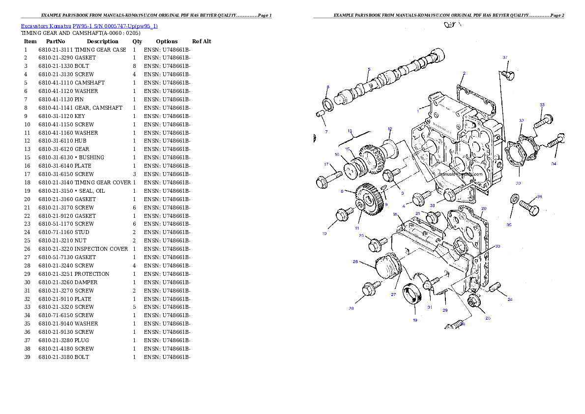 Protected: PW95-1  S/N 0005747-Up Partsbook