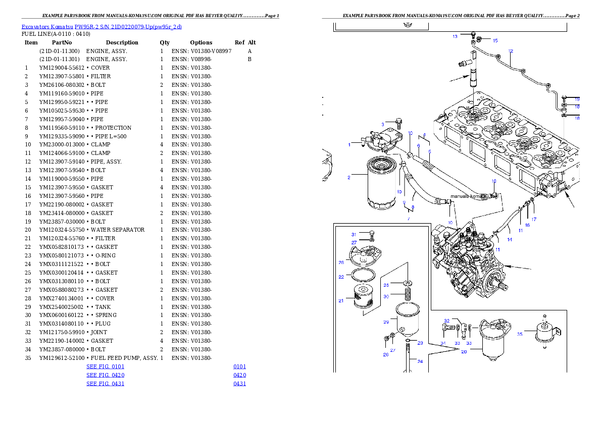 Protected: PW95R-2 S/N 21D0220079-Up Partsbook