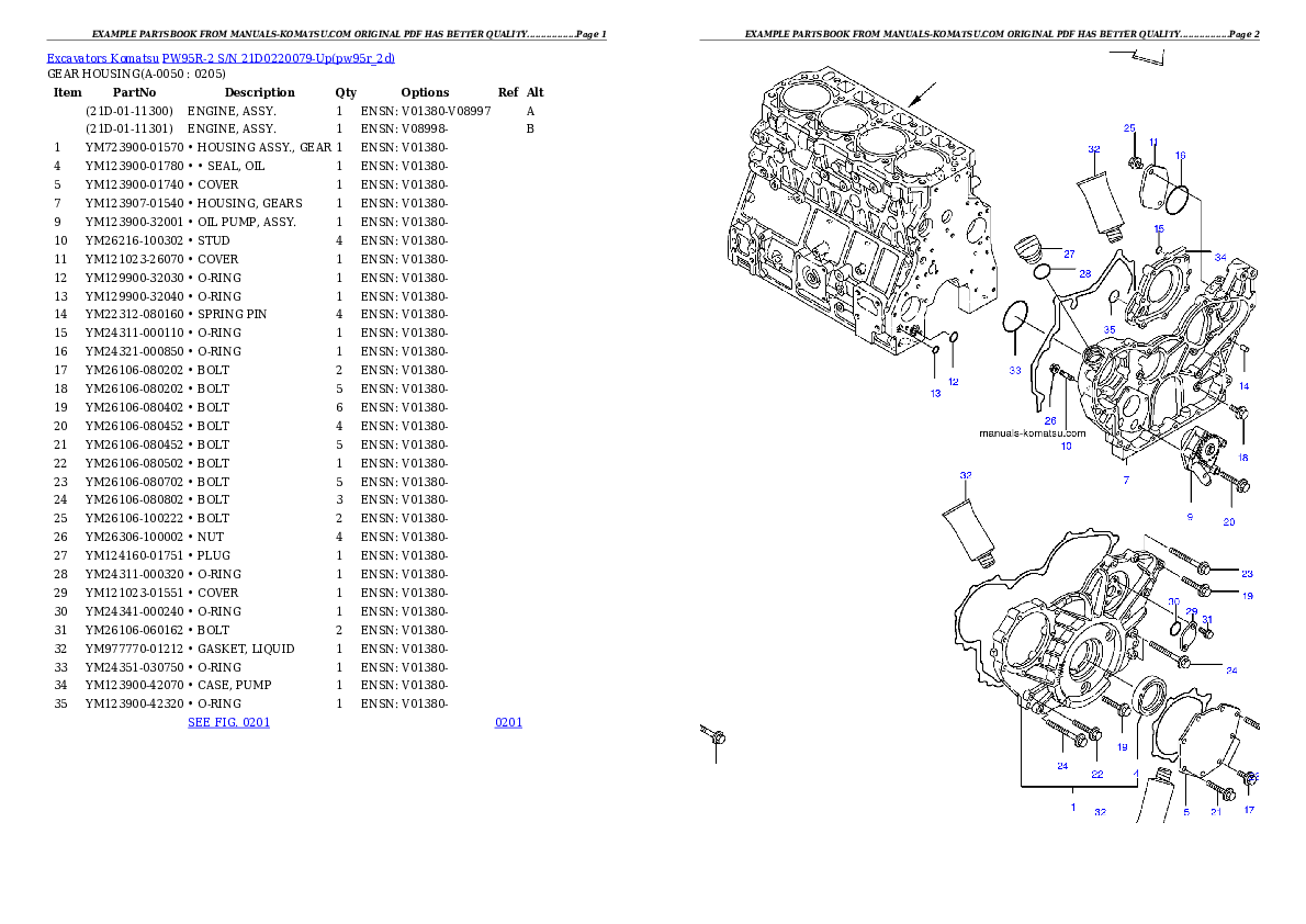 Protected: PW95R-2 S/N 21D0220079-Up Partsbook